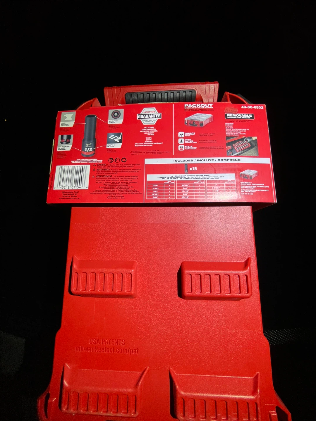 Milwaukee 1/2" Drive Impact Socket Packout Kit - photo 3