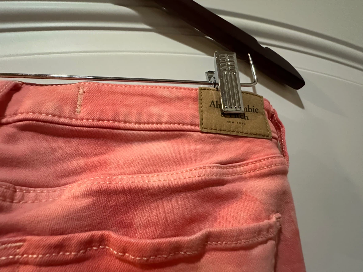 Abercrombie & Fitch Pink Tie-Dye Jeans - photo 5