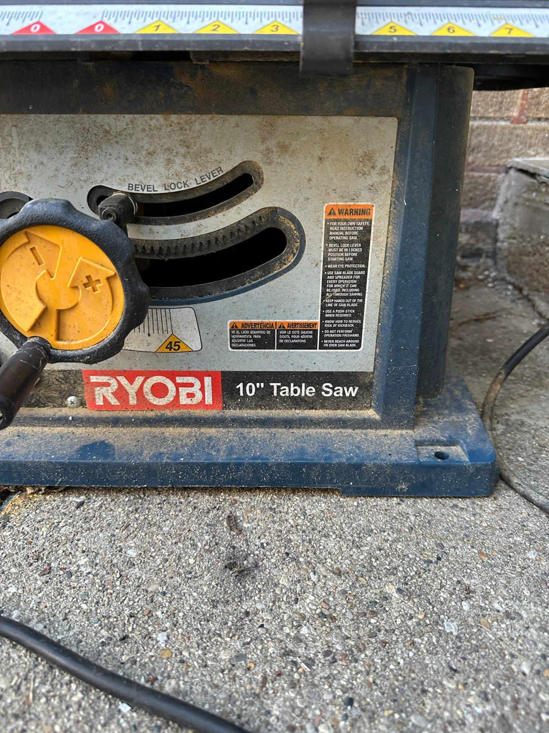 Ryobi 10 Inch Table Saw - photo 4