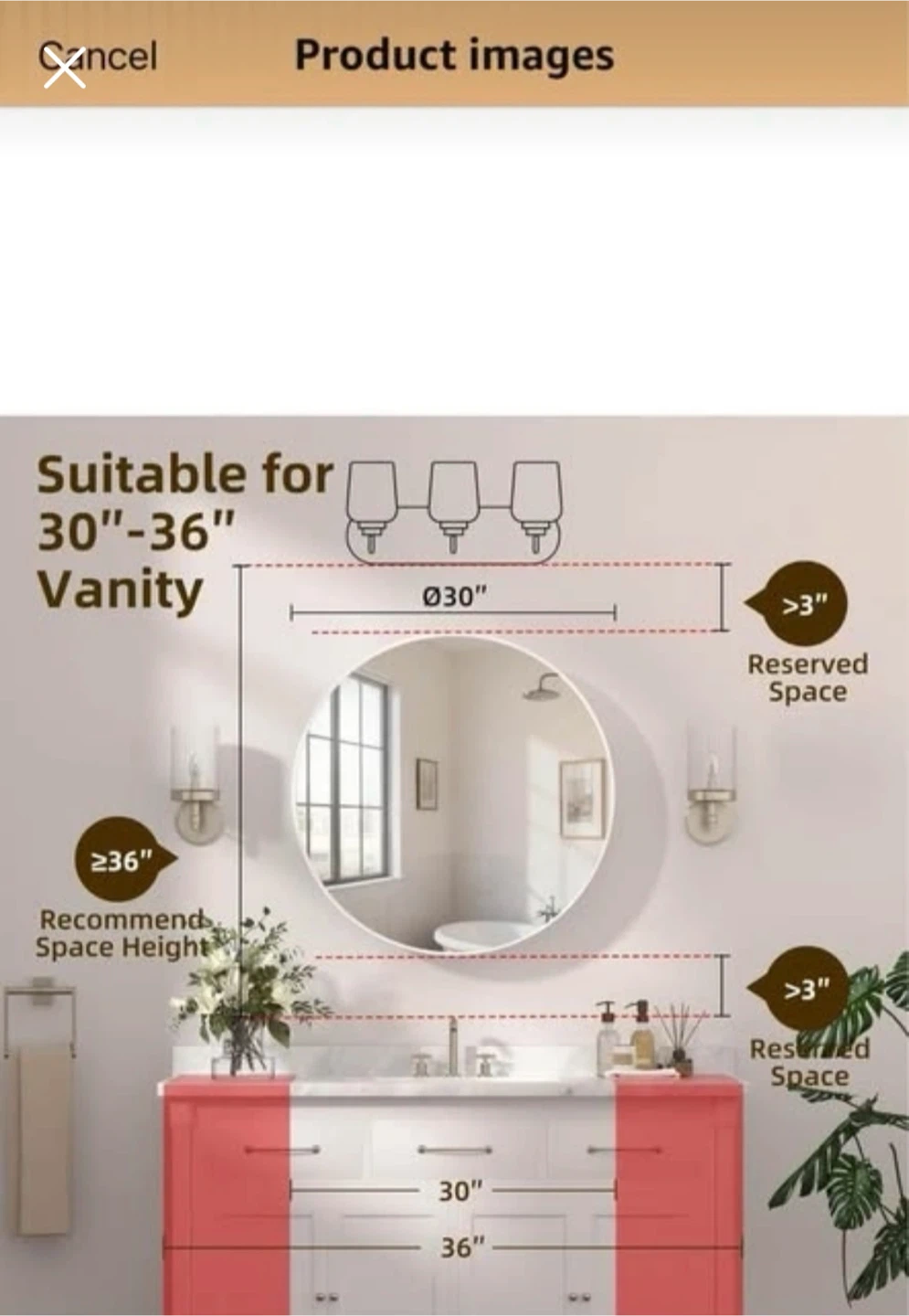 YTSMIR Bathroom Medicine Cabinet - photo 2