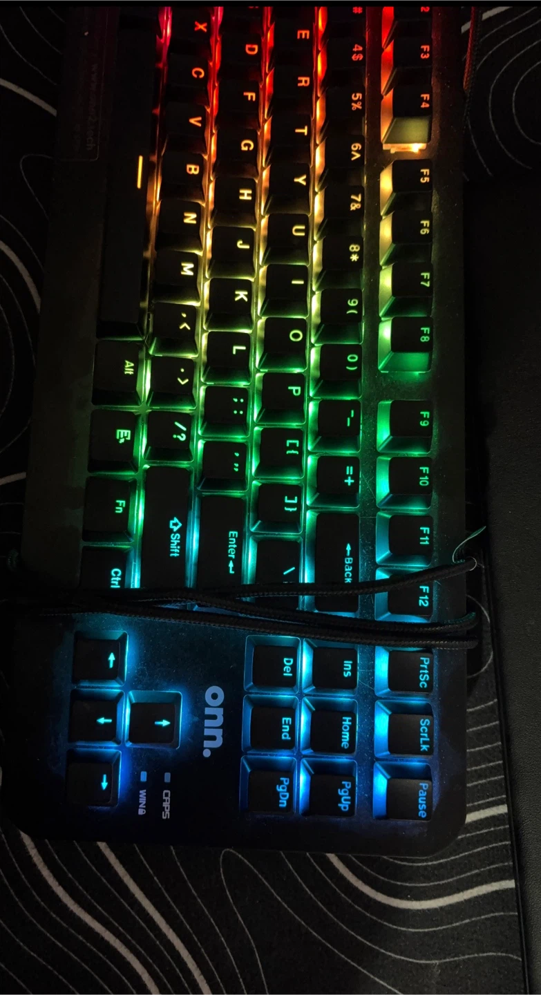 Onn. RGB Wired Gaming Keyboard