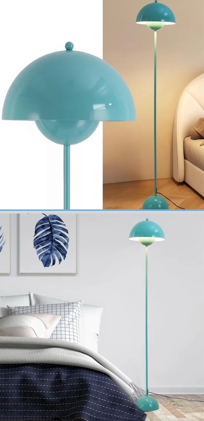 Mid-Century Modern Metal Bud Floor Lamp for Home - photo 3