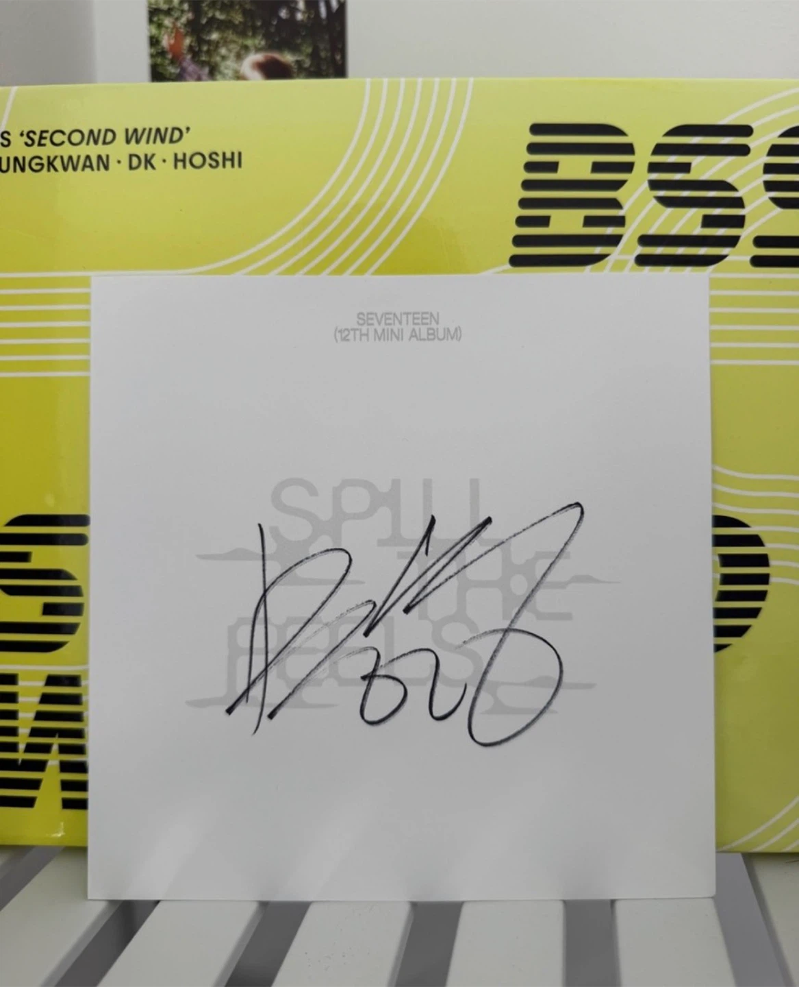 SEVENTEEN SEUNGKWAN Signed Card