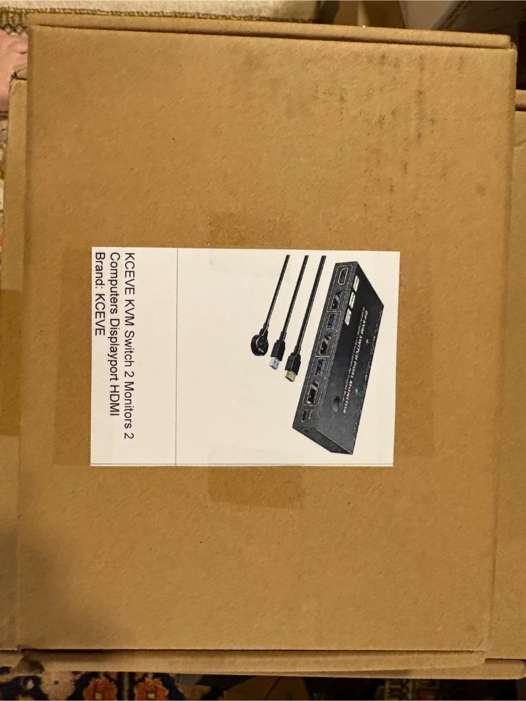 KCEVE Dual Monitor KVM Switch - photo 2