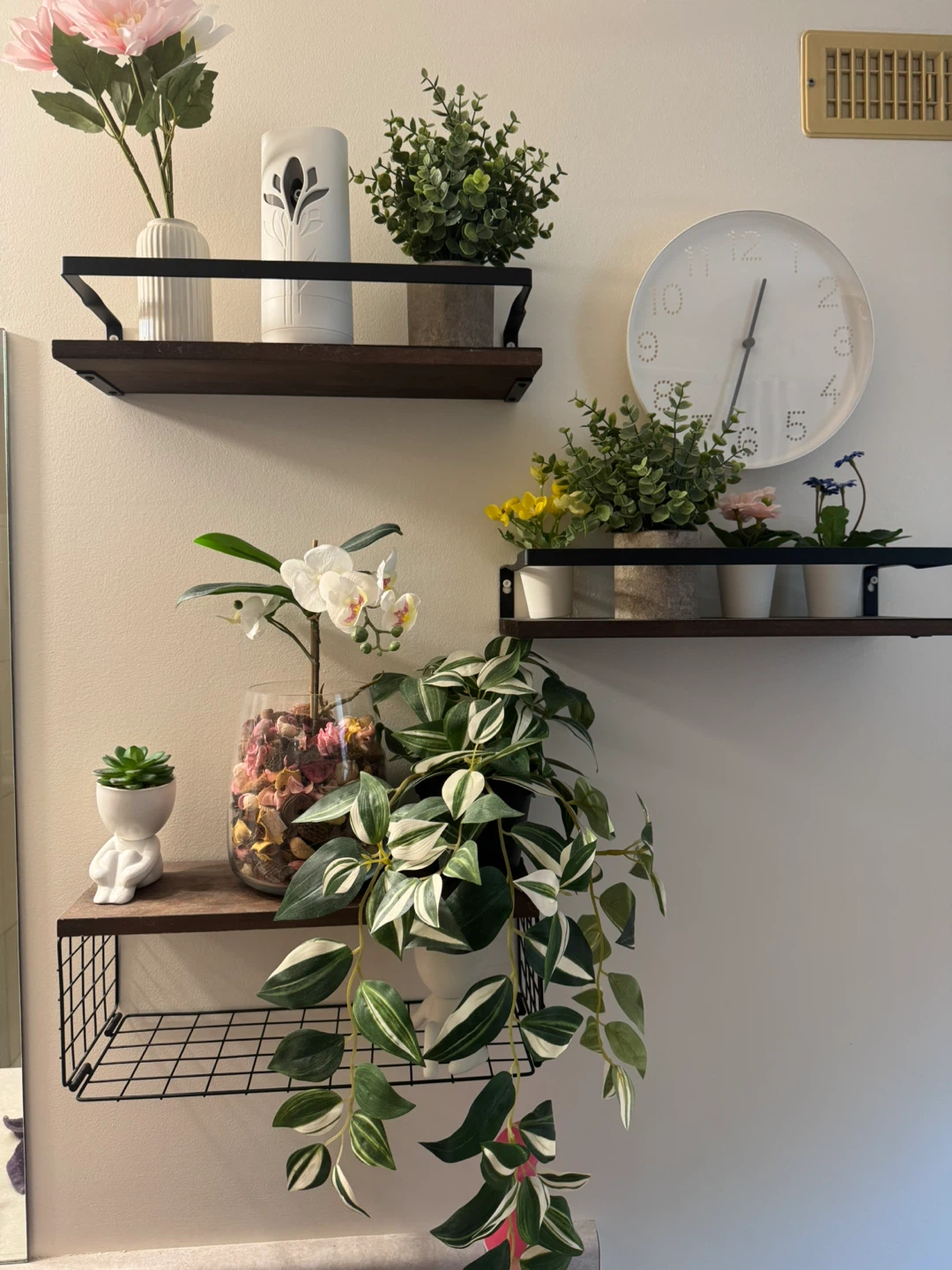 Set of 3 Wall Mounted Floating Shelves