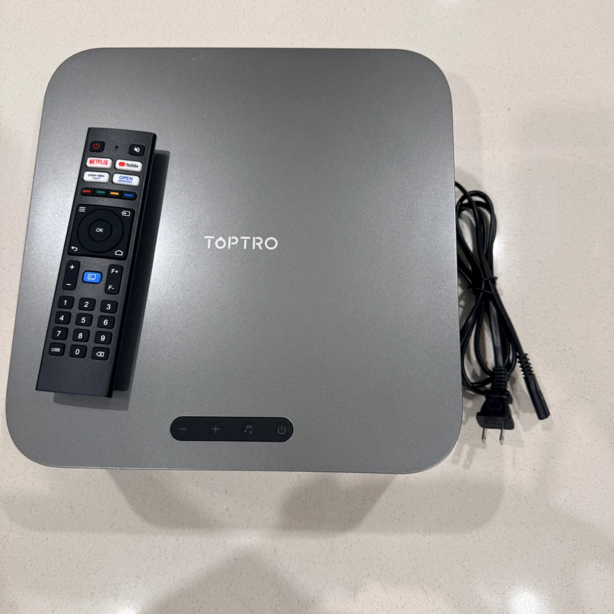 TOPTRO Full HD 1080p Projector (1200 ANSI, Netflix built-in) - photo 5
