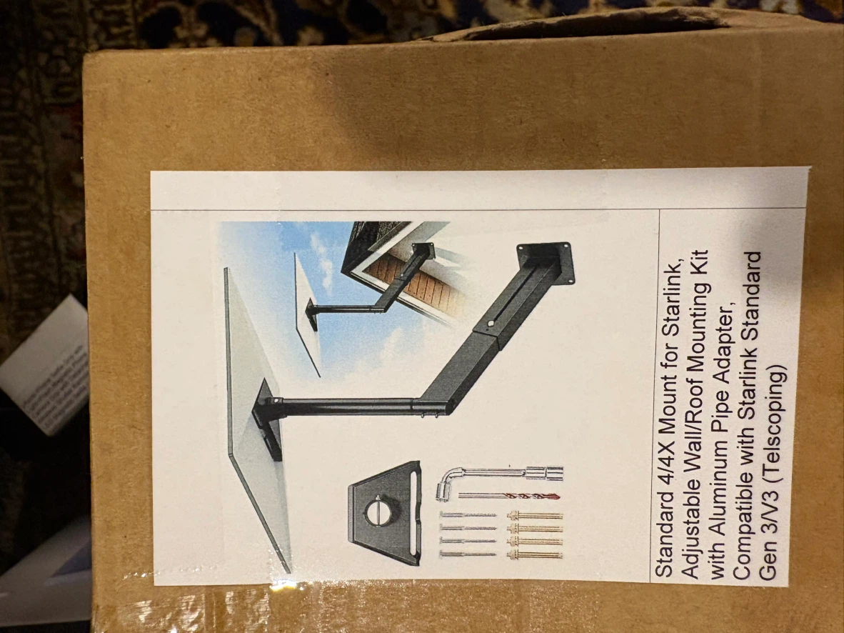 Starlink Adjustable Wall/Roof Mounting Kit