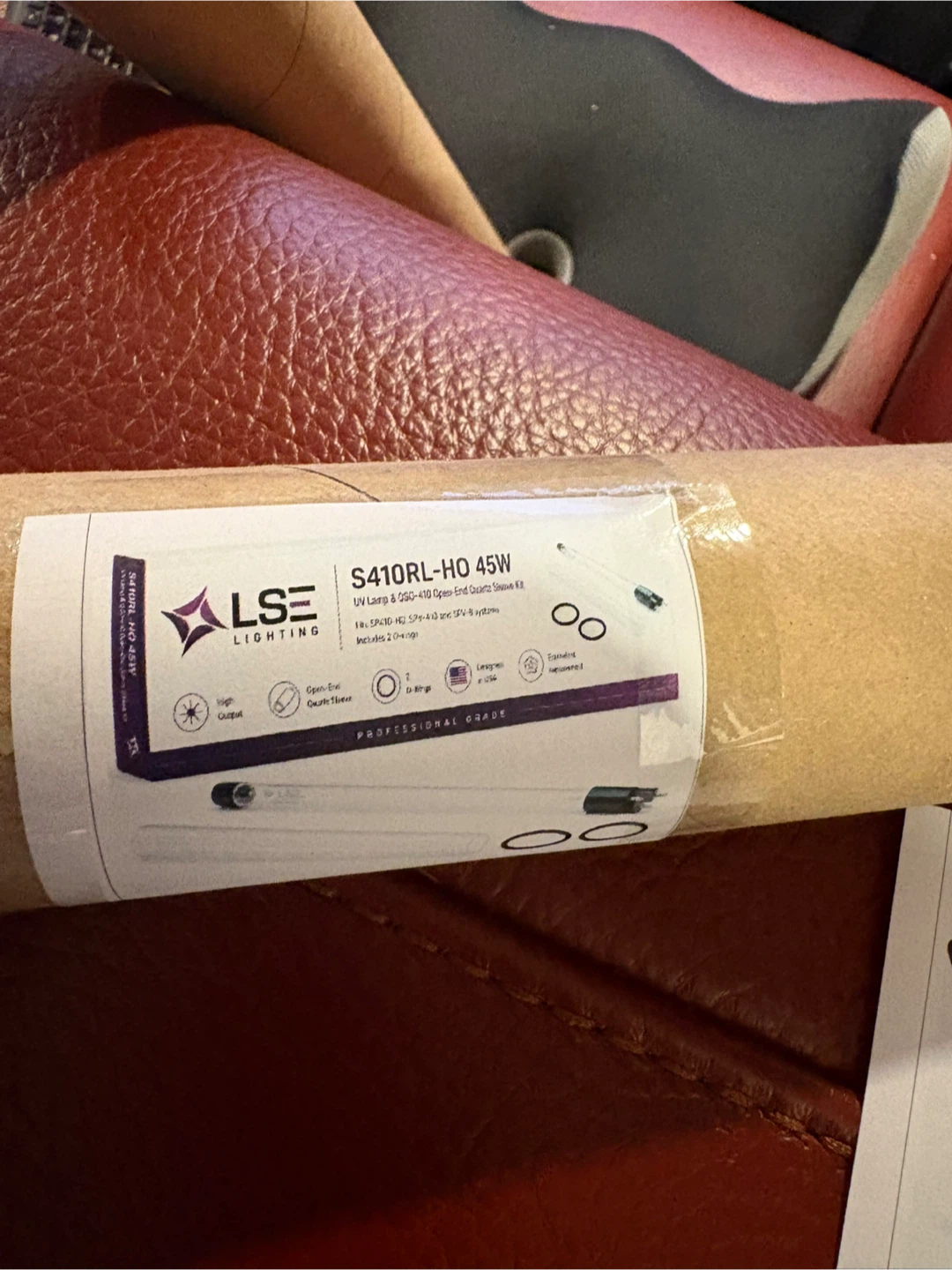 LSE Lighting S410RL-HO 45W UV Lamp and Sleeve Kit