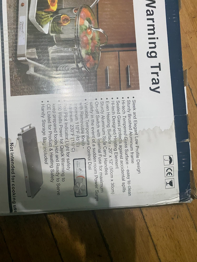 Glass warming tray - photo 2