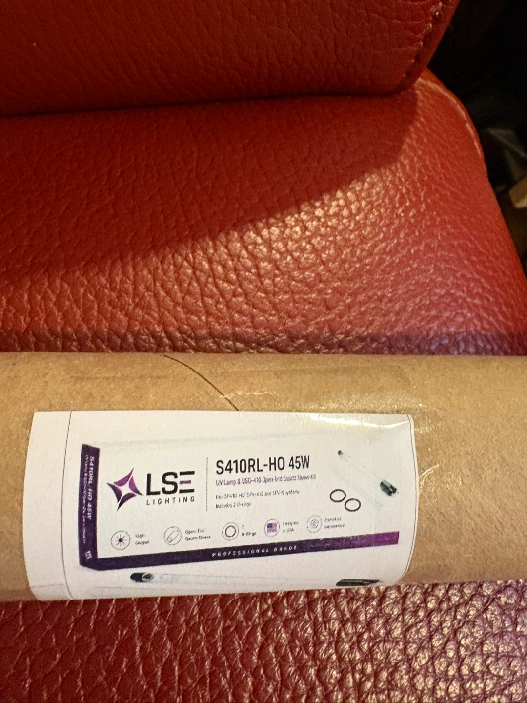 LSE Lighting S410RL-HO 45W UV Lamp & Quartz Sleeve Kit - photo 2