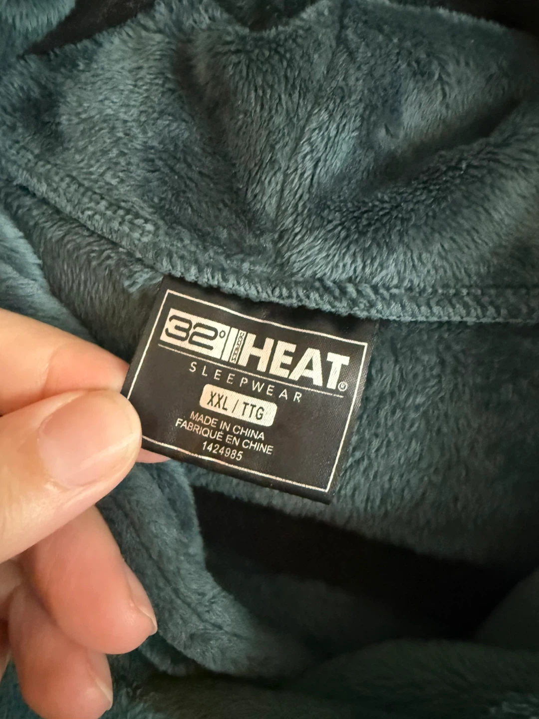 32 degrees soft velour lounge hoodie - photo 4