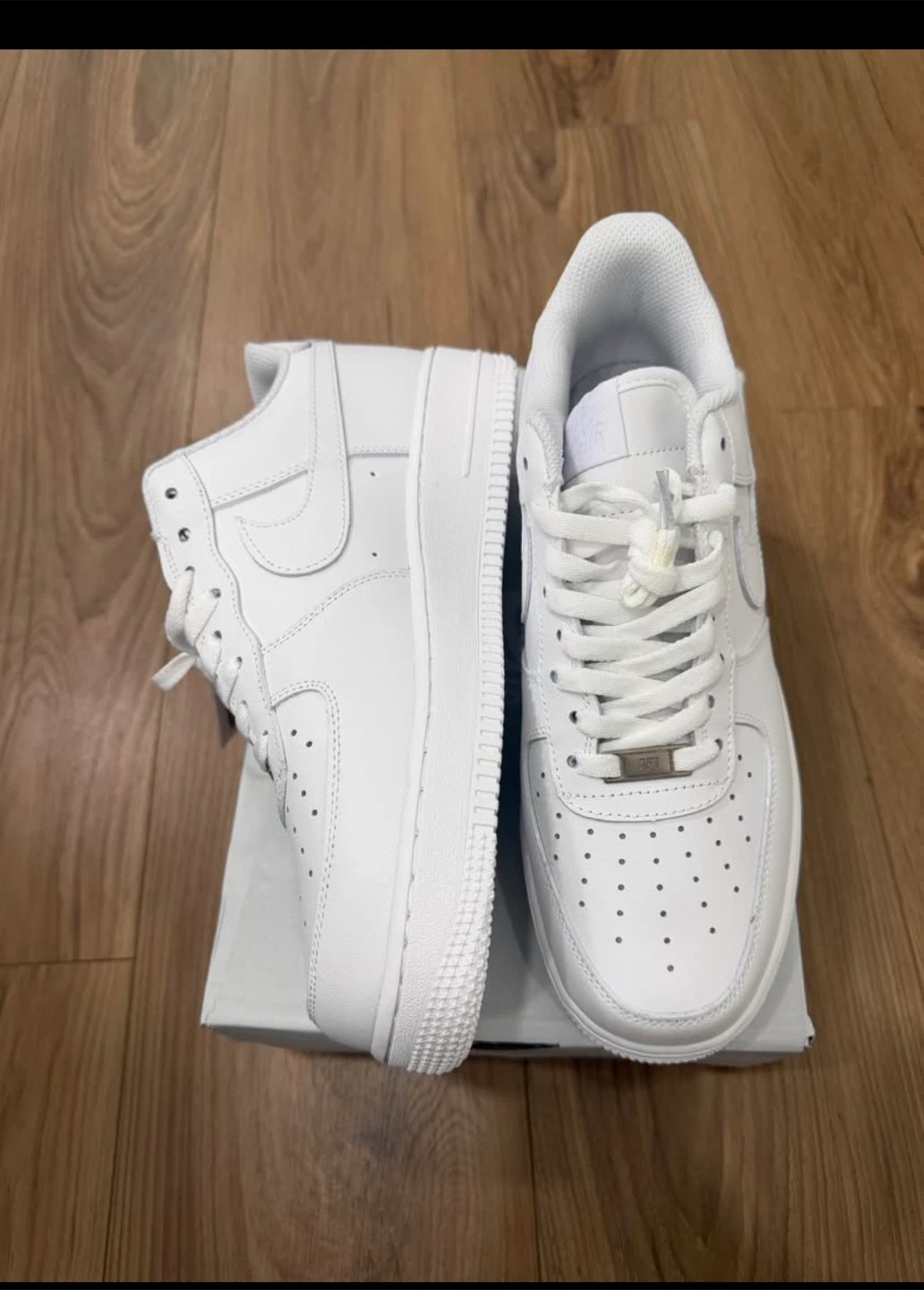 Nike Air Force 1 White Sneakers - photo 2