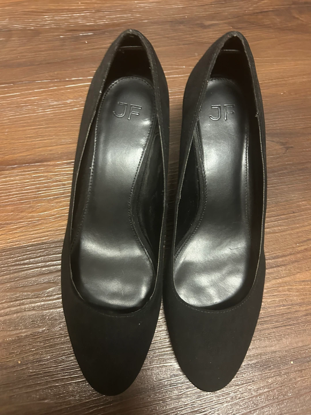 Joe Fresh Black Block Heel Pumps- Size 10