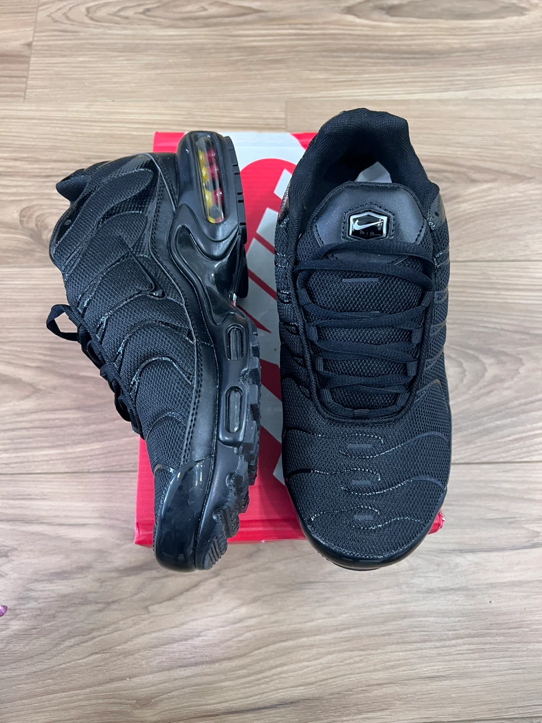 Nike Air Max Plus Black Sneakers - photo 4