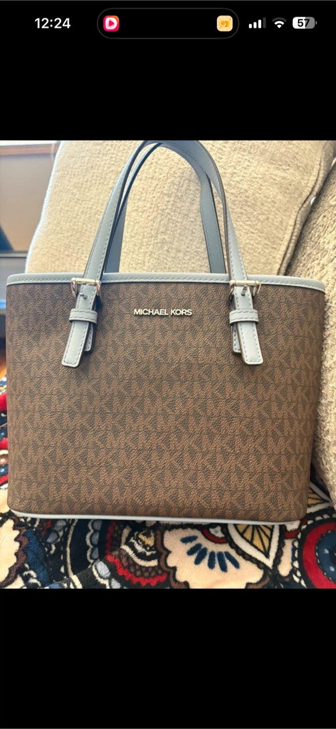 Michael Kors Logo Print Tote Bag