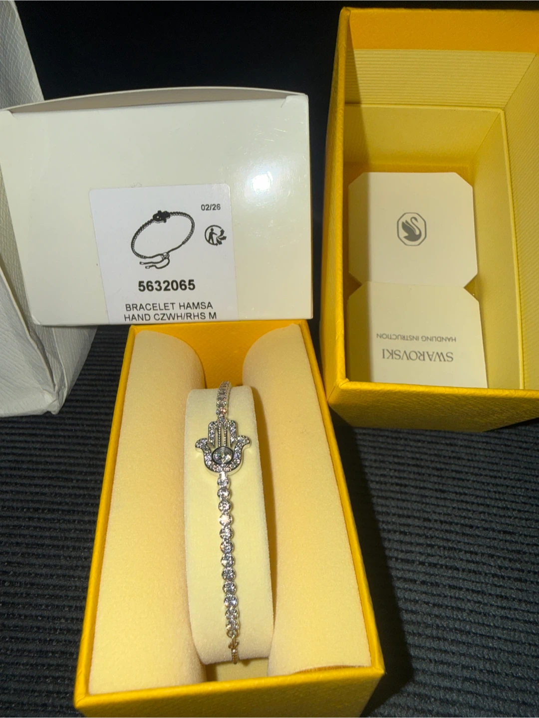 Swarovski Hamsa Hand Bracelet