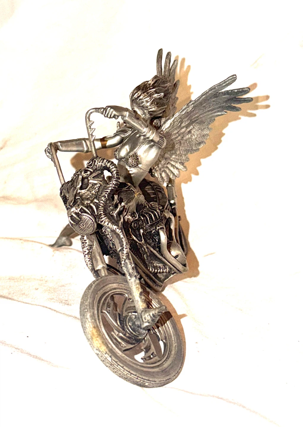 Temptation rides the beast Julie bell pewter ststue - photo 2