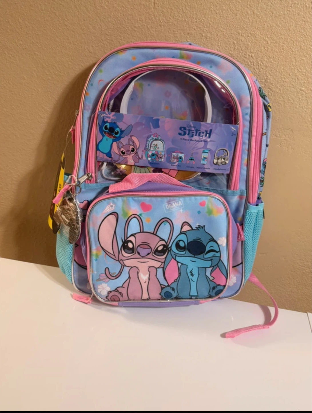 Disney Stitch 5-Piece Backpack Set