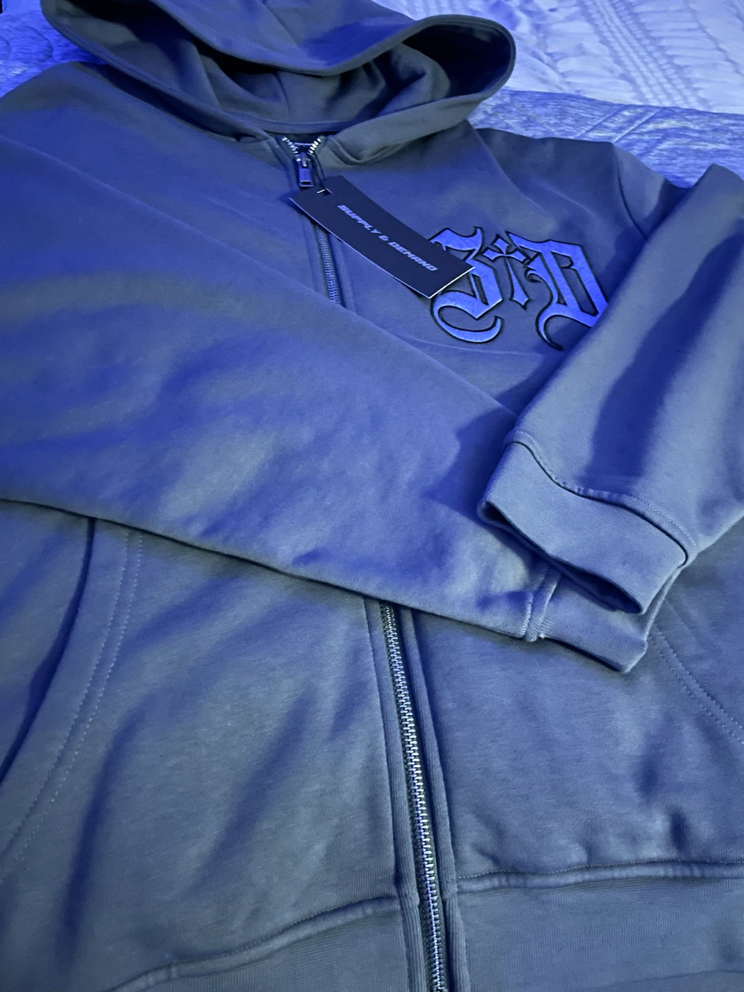 Supply & Demand  Men’s Designer Zip-Up Hoodie - photo 4