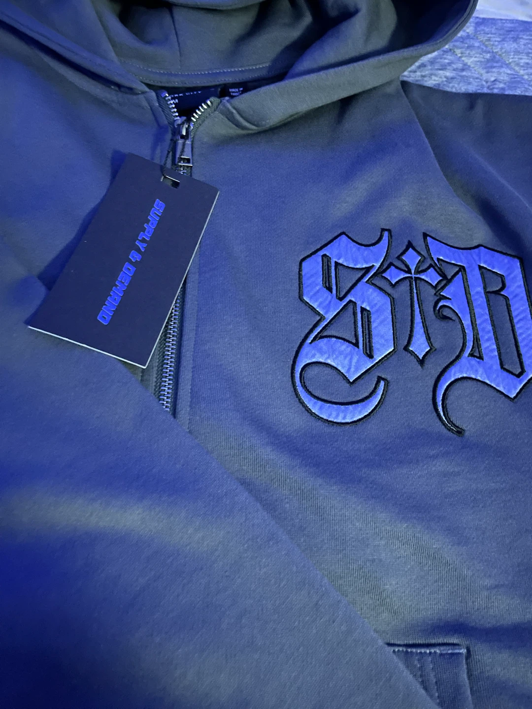 Supply & Demand  Men’s Designer Zip-Up Hoodie - photo 5