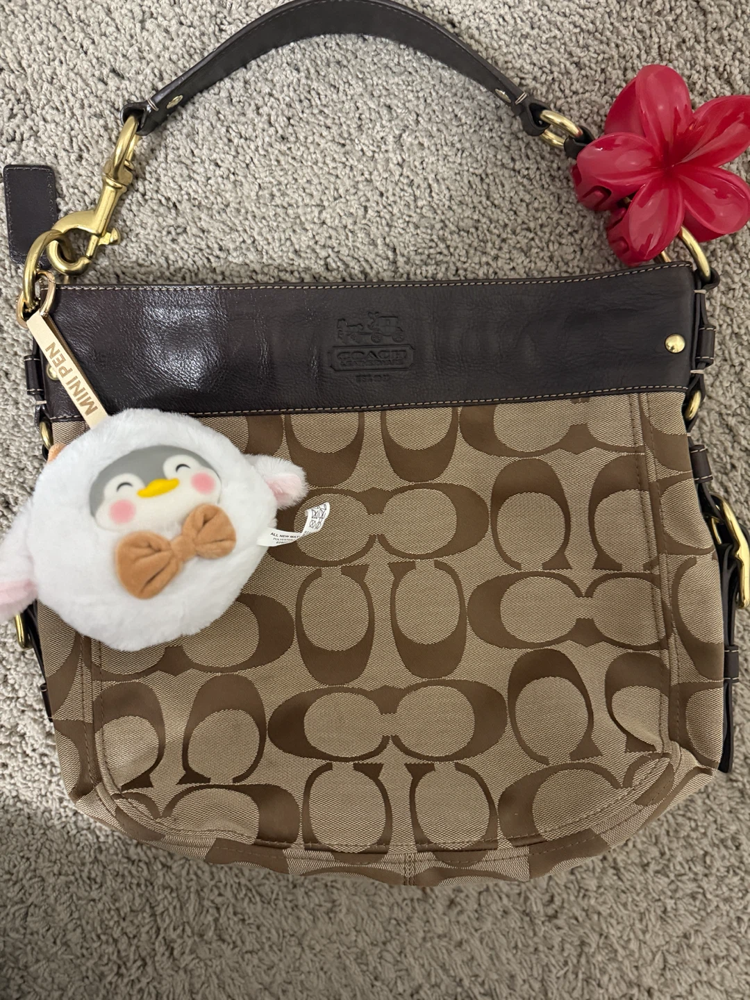 Coach Signature Zoe Hobo Shoulder Bag - photo 2