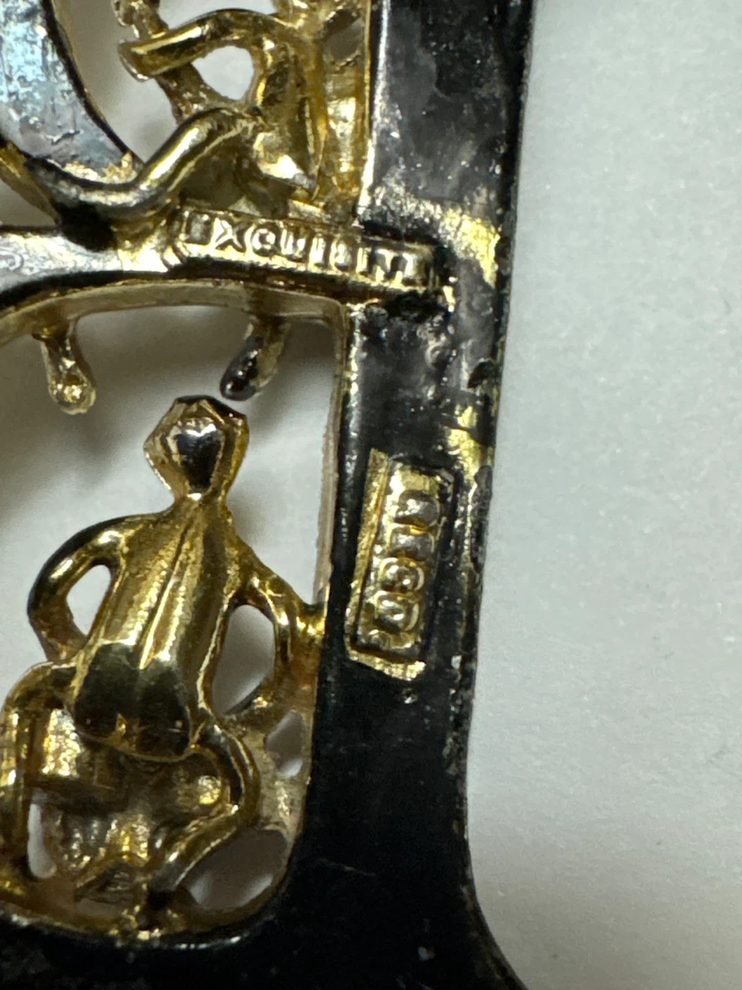 Vintage Letter B Music Band Brooch - photo 2
