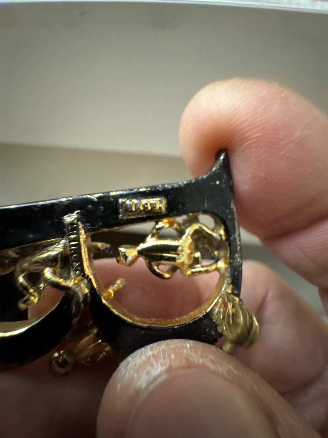 Vintage Letter B Music Band Brooch - photo 3