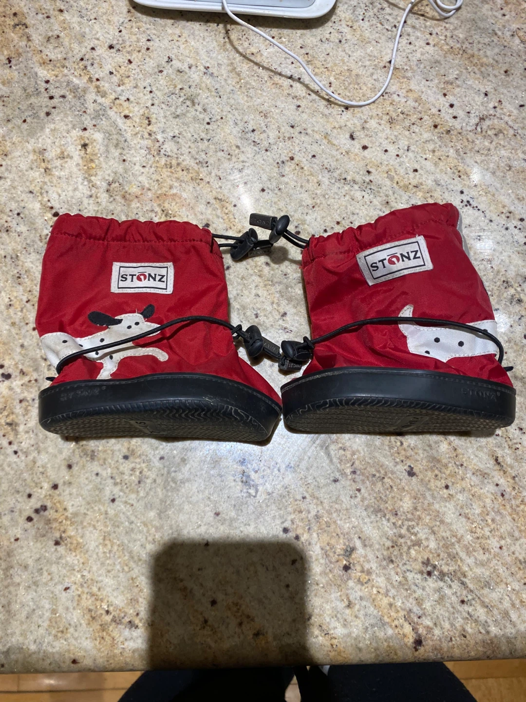 Stonz Baby Booties Large Red