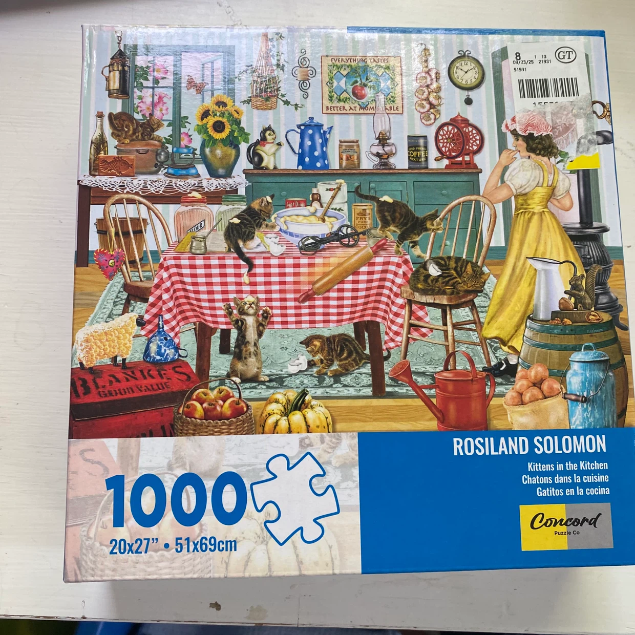 Concord 1000-Piece Kittens in the Kitchen Puzzle
