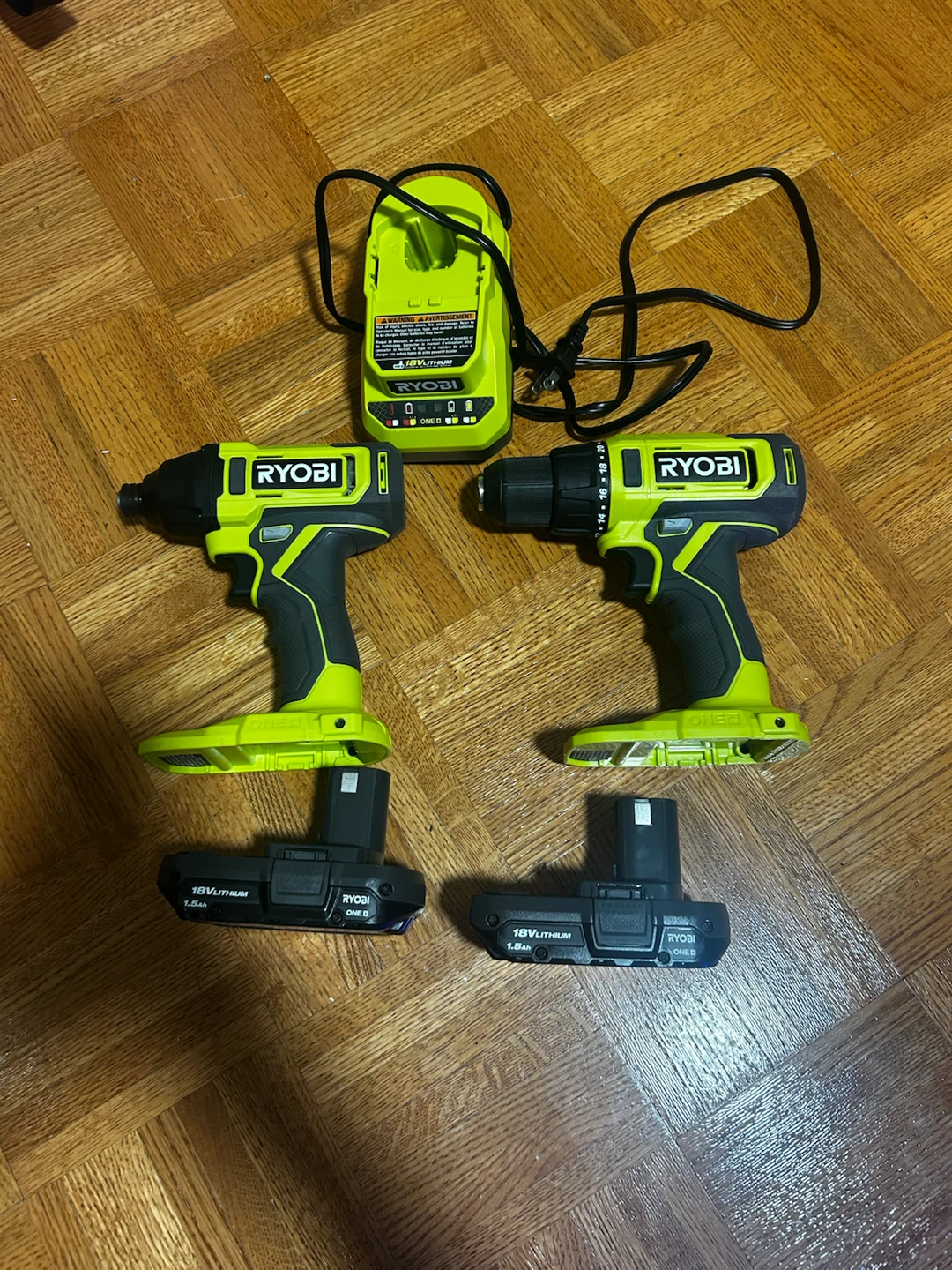 Ryobi 18V One+ Drill and Impact Driver Kit