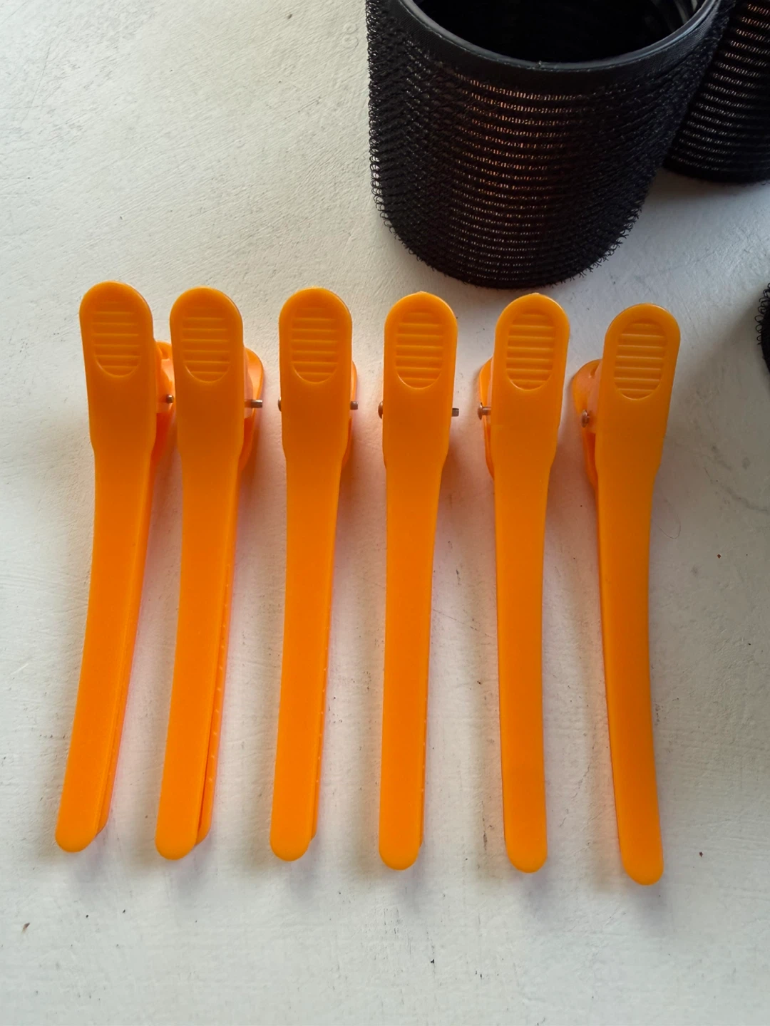 Hair rollers x8 — set w/ clips + bag - photo 5