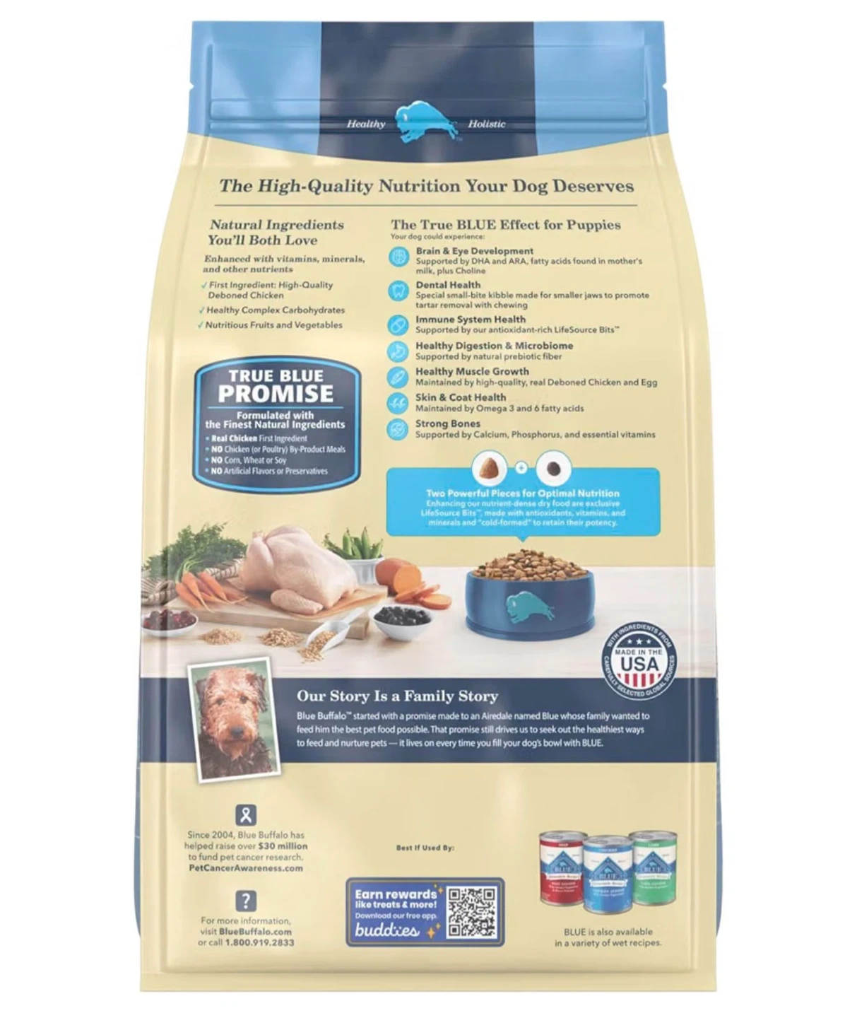 Blue Buffalo Life Protection Puppy Food 5 lbs - photo 2