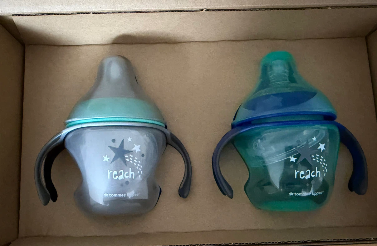 Two Tommee Tippee Trainer Sippy Cups