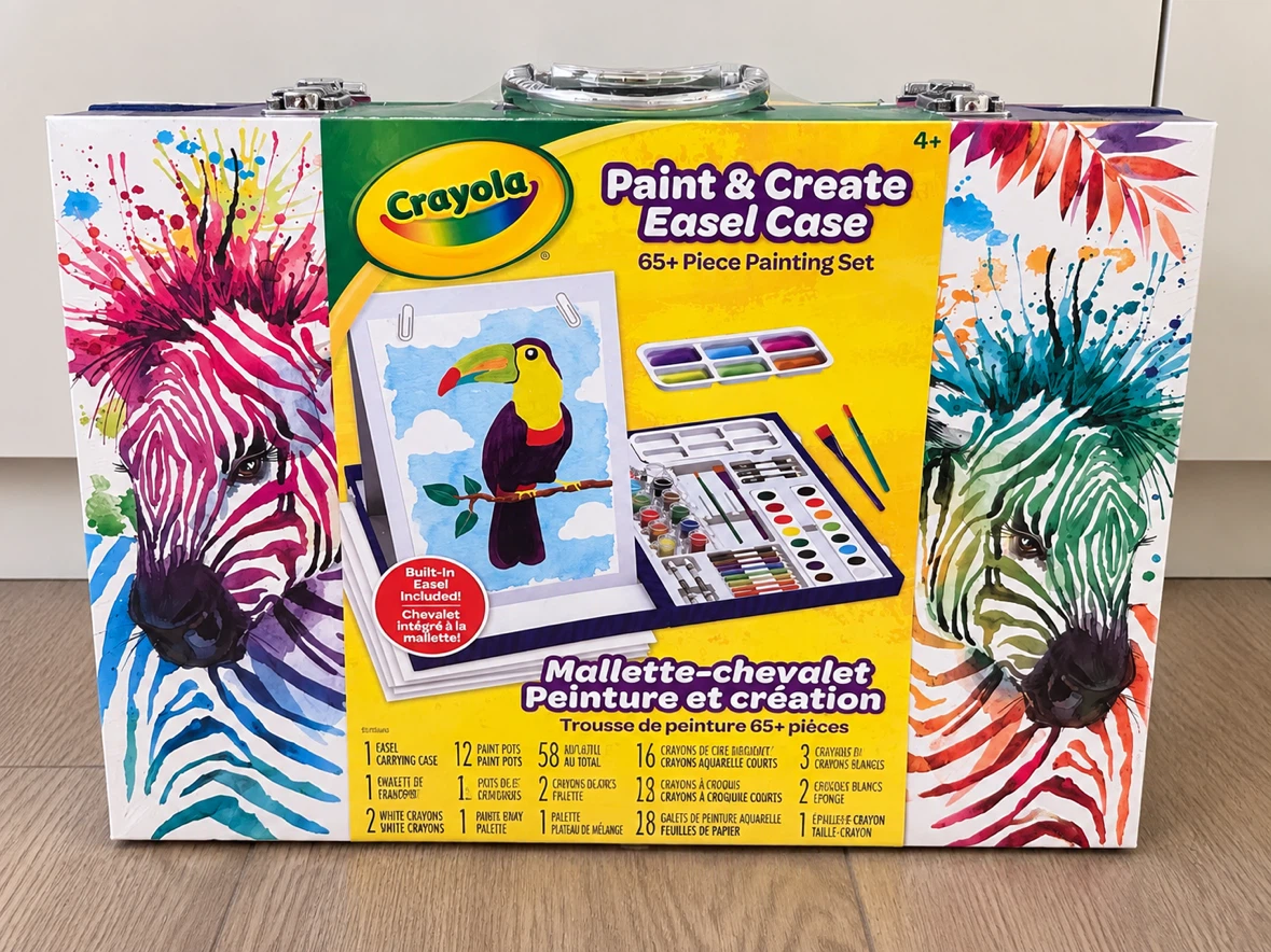 Crayola Paint & Create Easel Case (65+ Pieces)