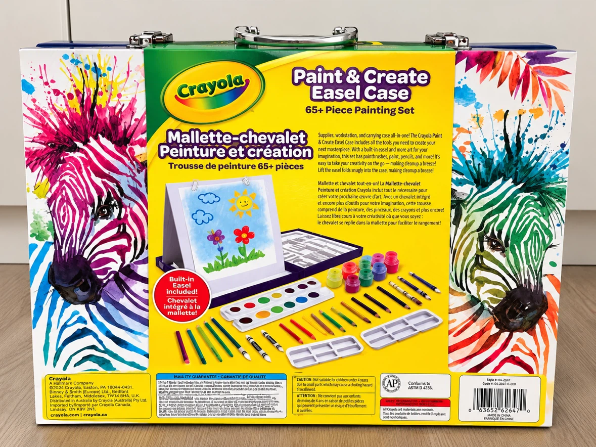 Crayola Paint & Create Easel Case (65+ Pieces) - photo 2