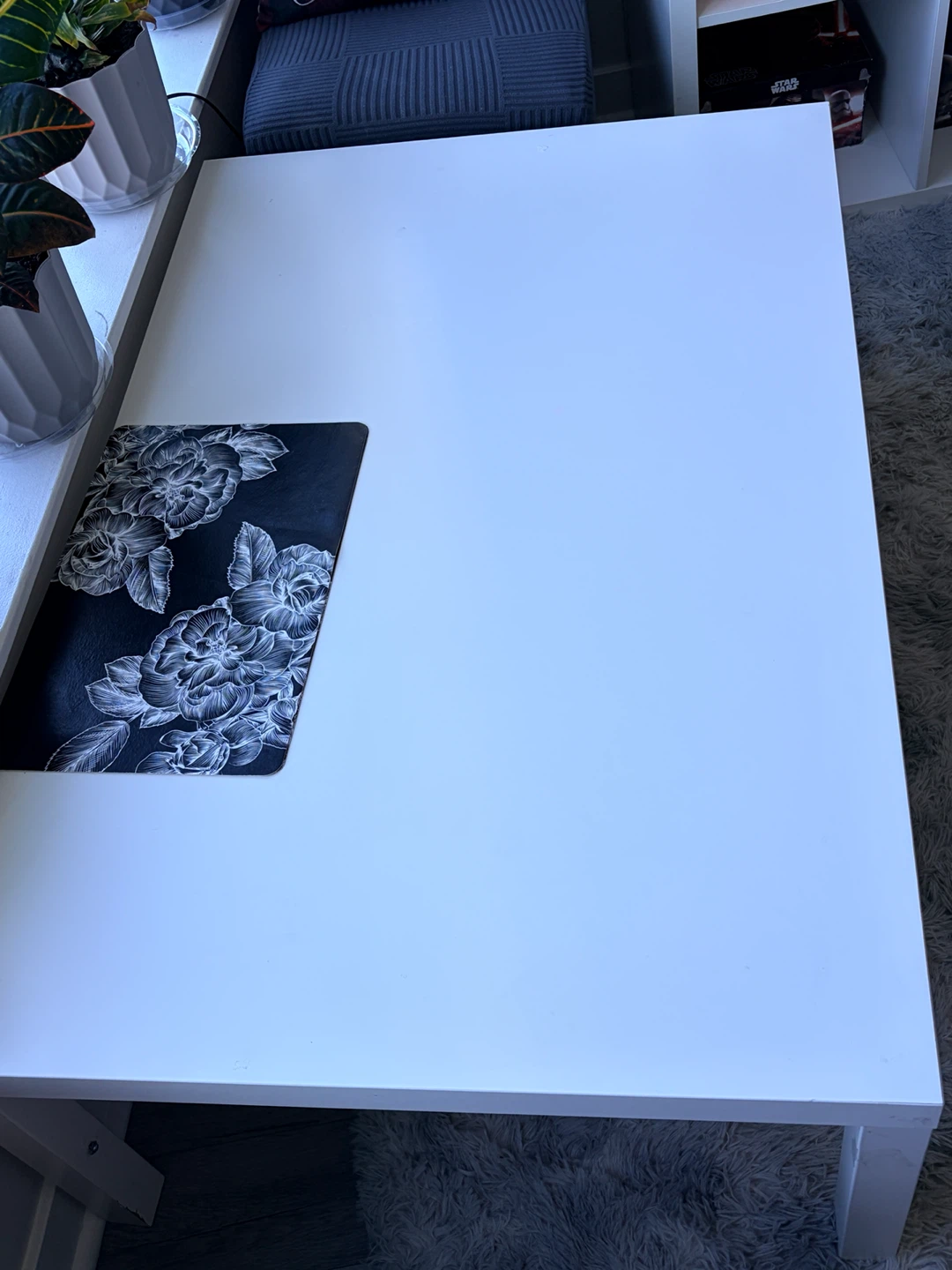 White IKEA LACK Coffee Table