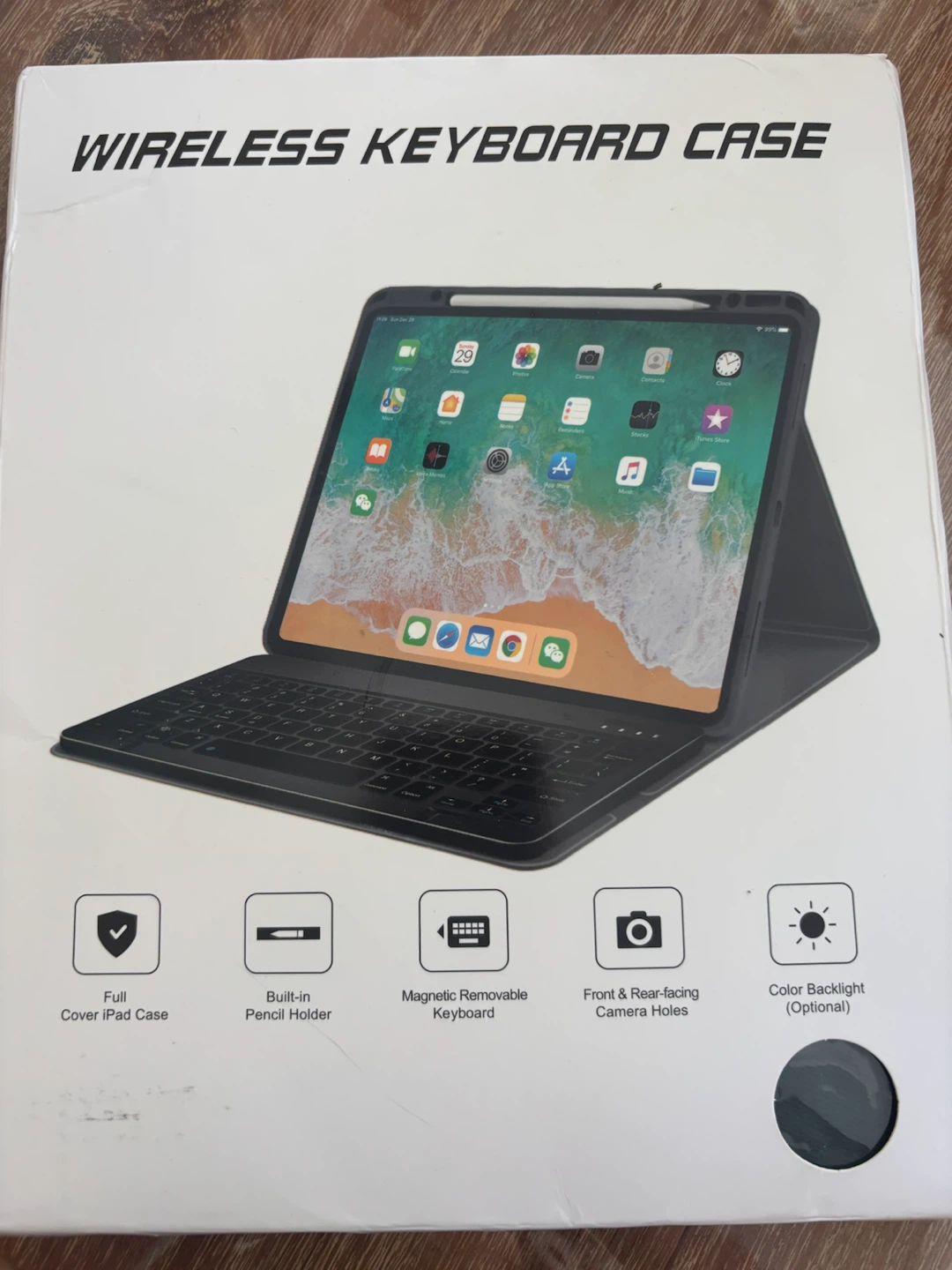 Wireless Keyboard Case for iPad 10th/11th Gen - Dark Green - photo 4