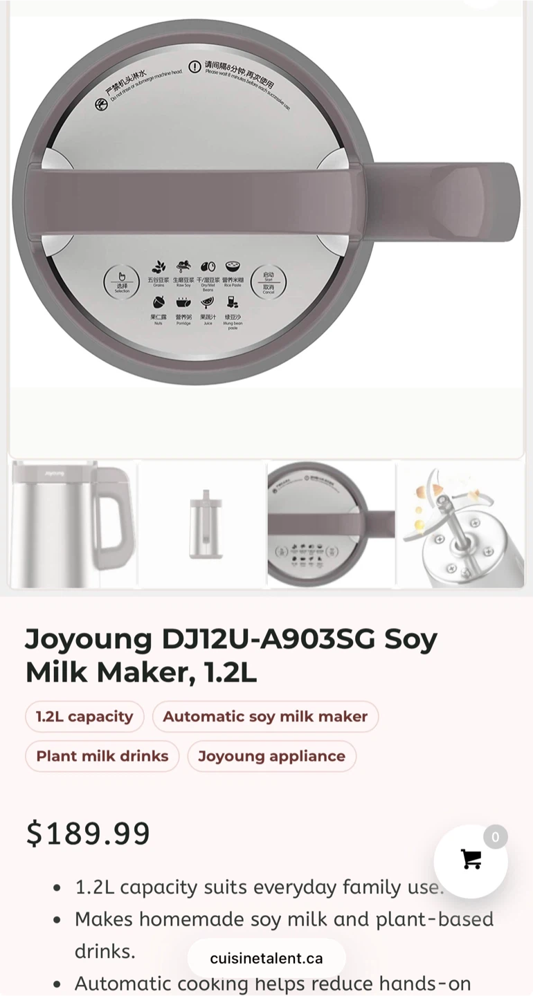 Joyoung 1.2L Soy Milk Maker + FREE Soybeans - photo 3