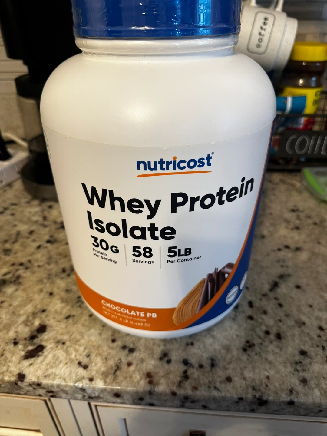 Nutricost Whey Protein Isolate Chocolate PB 5lb