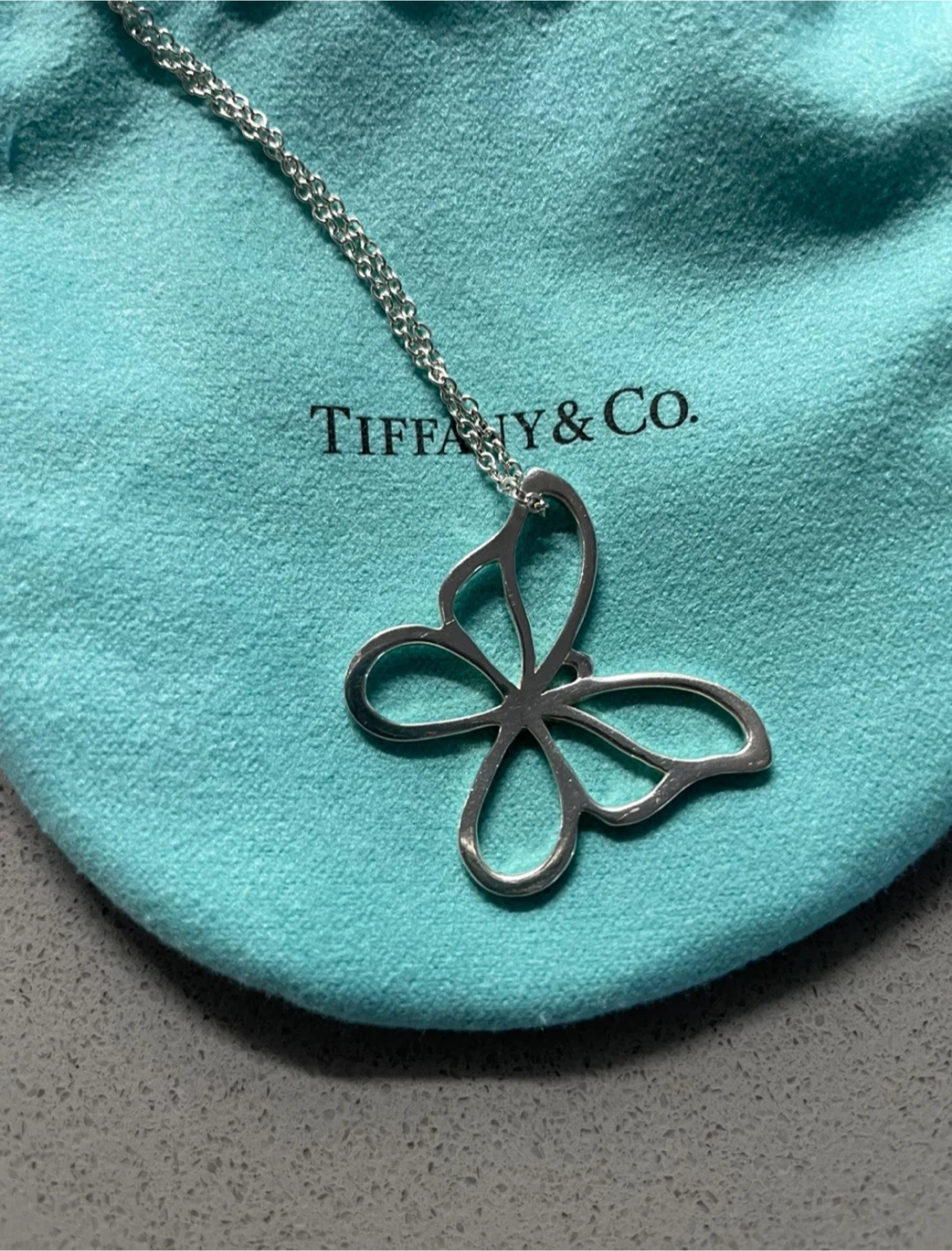 Tiffany & Co. Butterfly Necklace