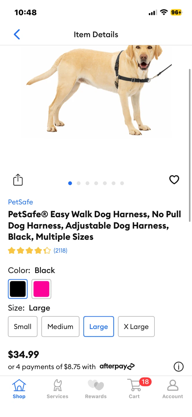 Large Easy Walk Dog Harnesses - photo 2