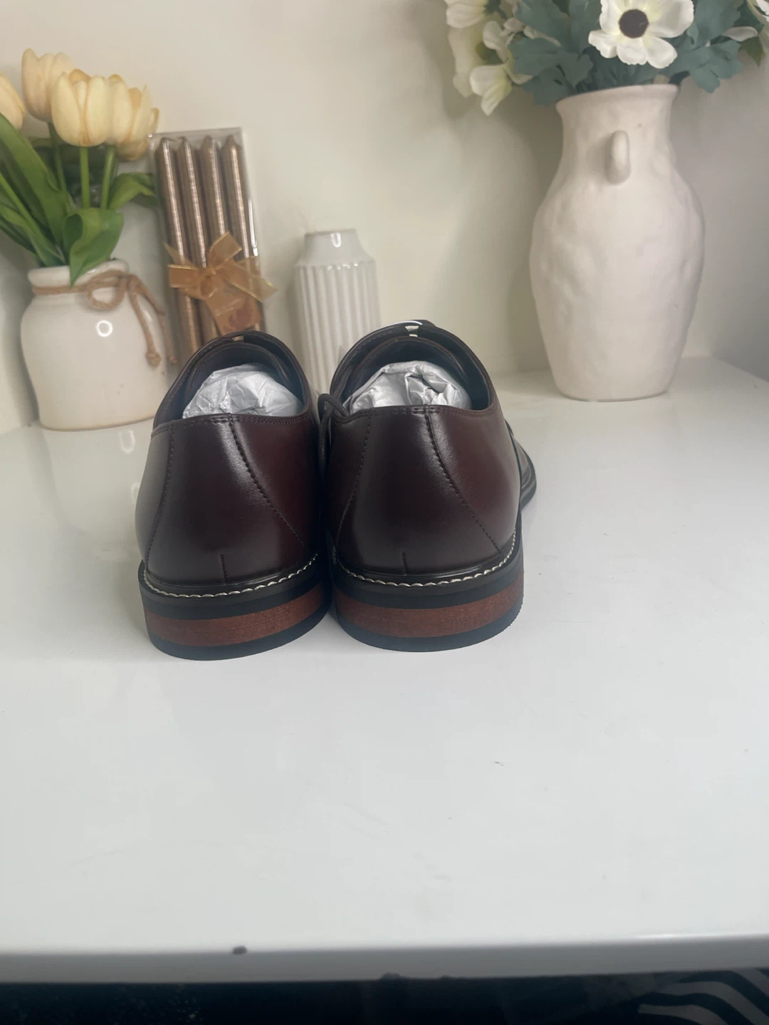 Amazon Essentials Men's Brown Oxford Shoes - photo 4