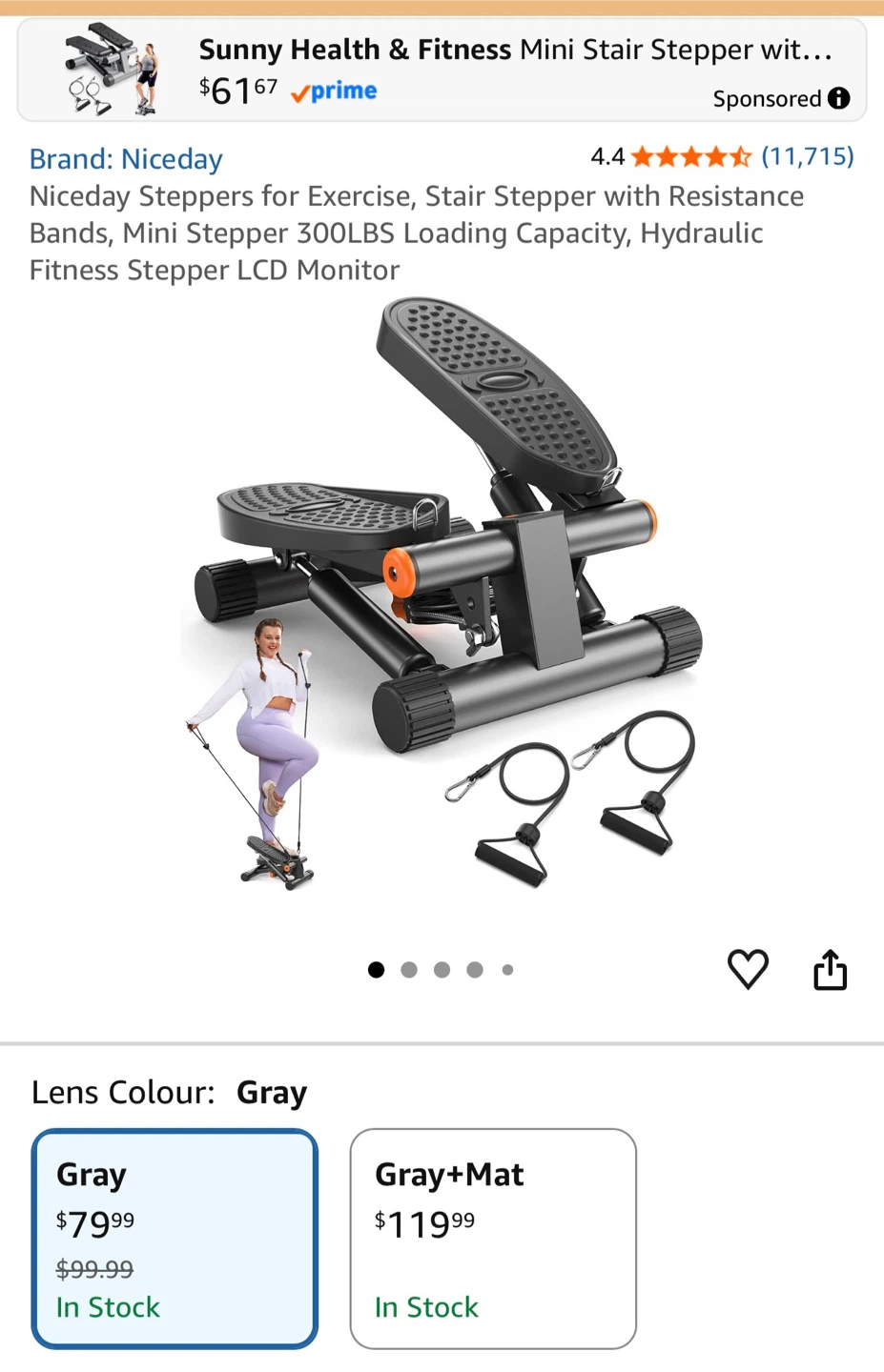 Niceday Mini Stair Stepper - photo 3