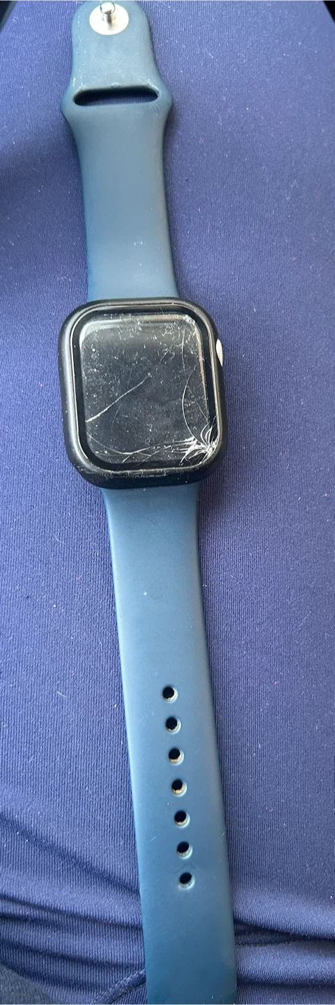 Apple Watch with Blue Band - photo 2