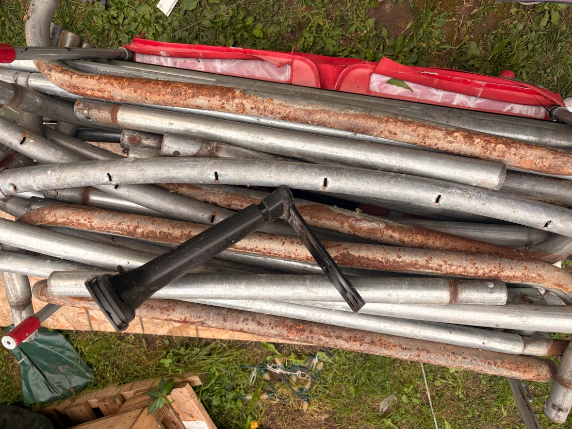 Assorted Metal Tent or trampoline Frame Poles - photo 2