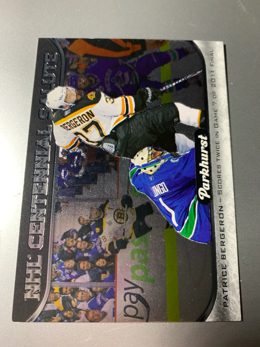 2016-17 Parkhurst Patrice Bergeron Hockey Card - photo 2