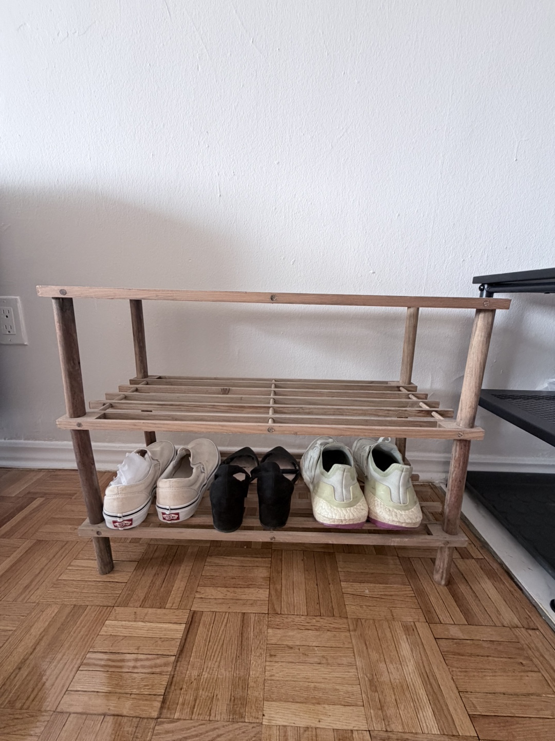 Wooden 3-Tier Shoe Rack - photo 2