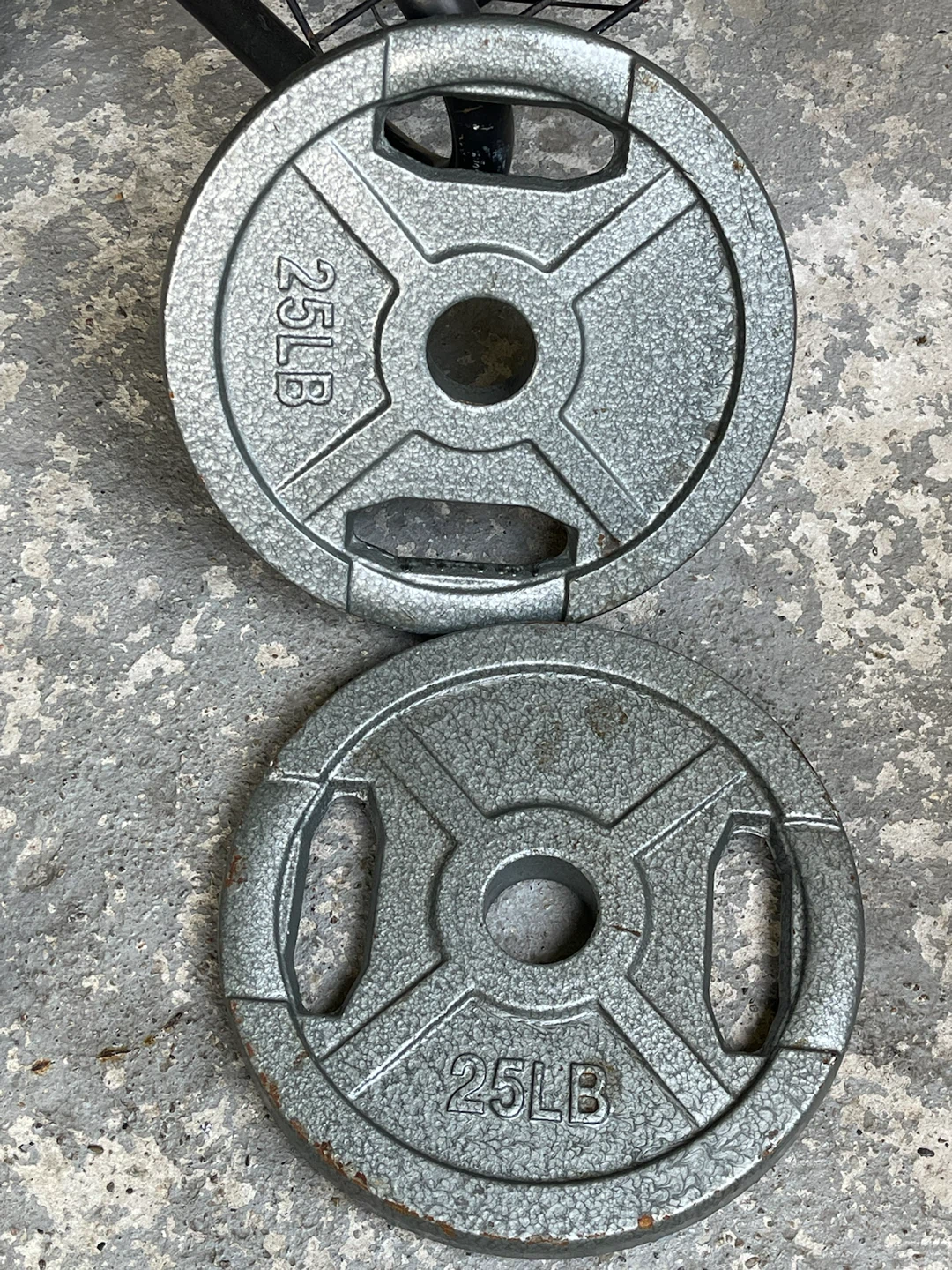 25 lbs. Cast Iron Weight Plates (2)