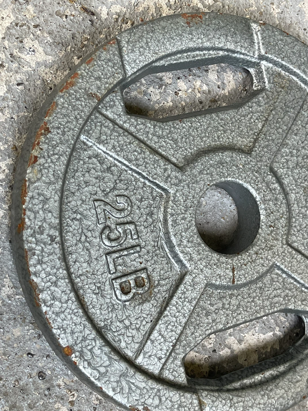 25 lbs. Cast Iron Weight Plates (2) - photo 2