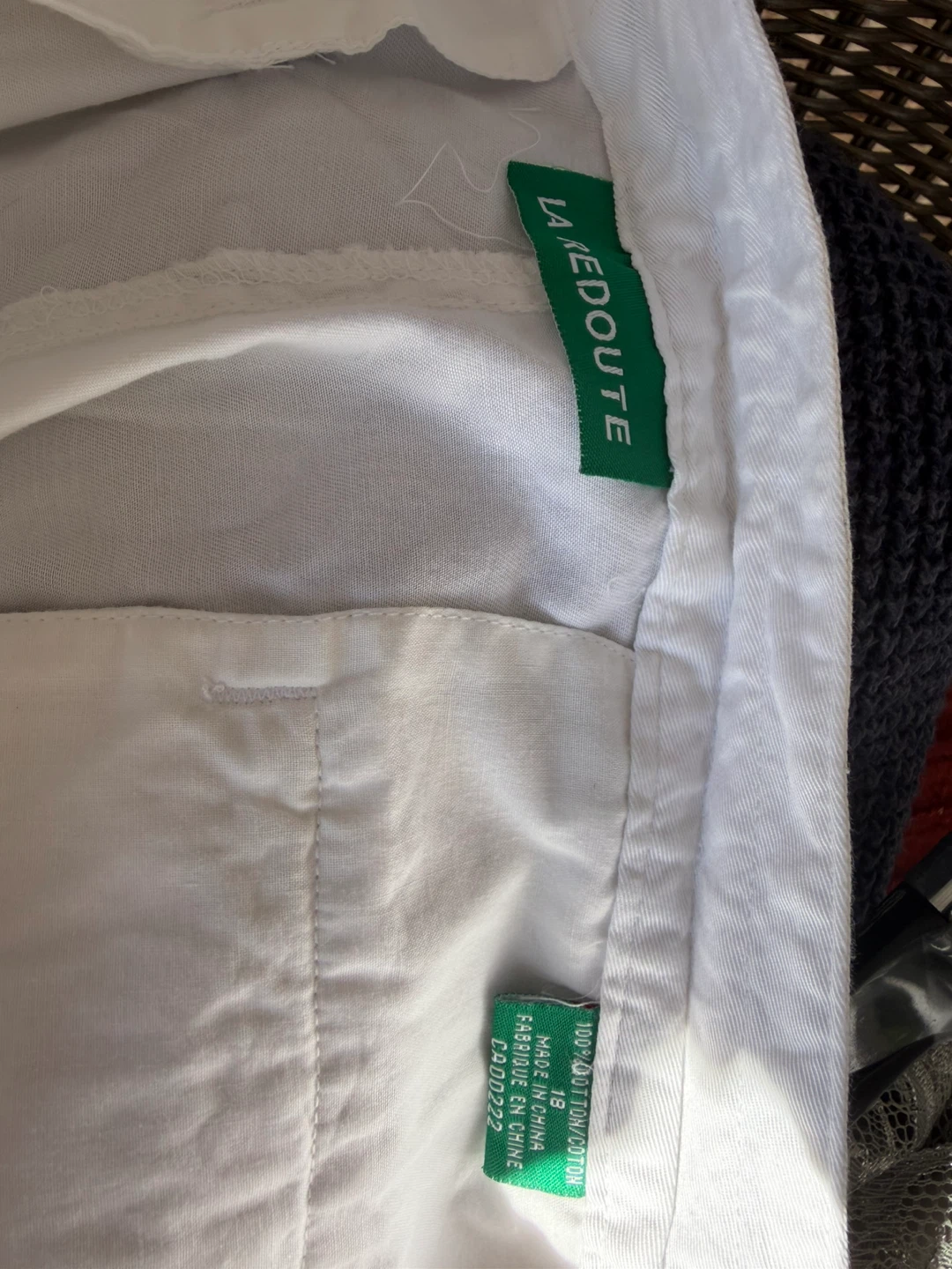 La Redoute White Cotton Cargo Capris - photo 2